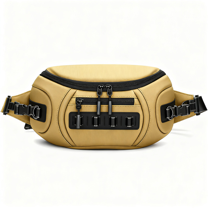 Ανδρική τσάντα κάμερας με μία ιμάντα στο στήθος, πολυλειτουργική για SLR και Mirrorless κάμερες, στυλ δρόμου, ύφασμα Oxford, αδιάβροχη και εξαιρετικά ελαφριά, επένδυση πολυεστέρα