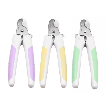 TAA márkájú kisállat körömvágó olló — rozsdamentes acél penge, műanyag nyél, 12 darabos csomag, kutyáknak