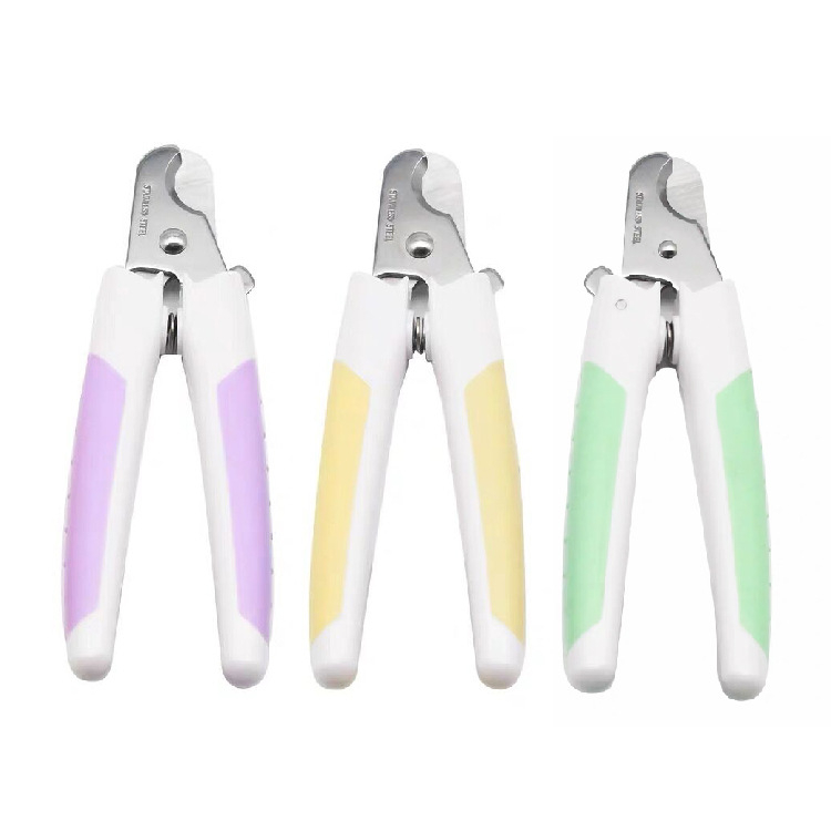 TAA márkájú kisállat körömvágó olló — rozsdamentes acél penge, műanyag nyél, 12 darabos csomag, kutyáknak