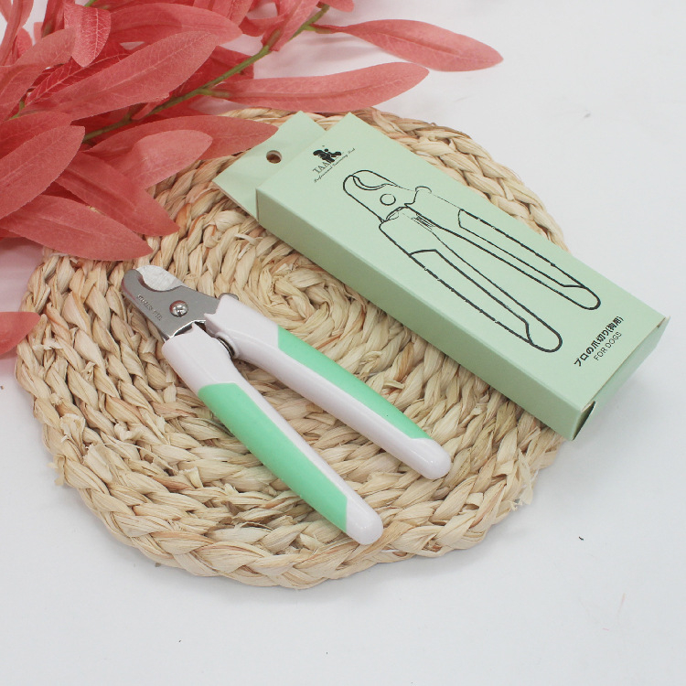 TAA márkájú kisállat körömvágó olló — rozsdamentes acél penge, műanyag nyél, 12 darabos csomag, kutyáknak