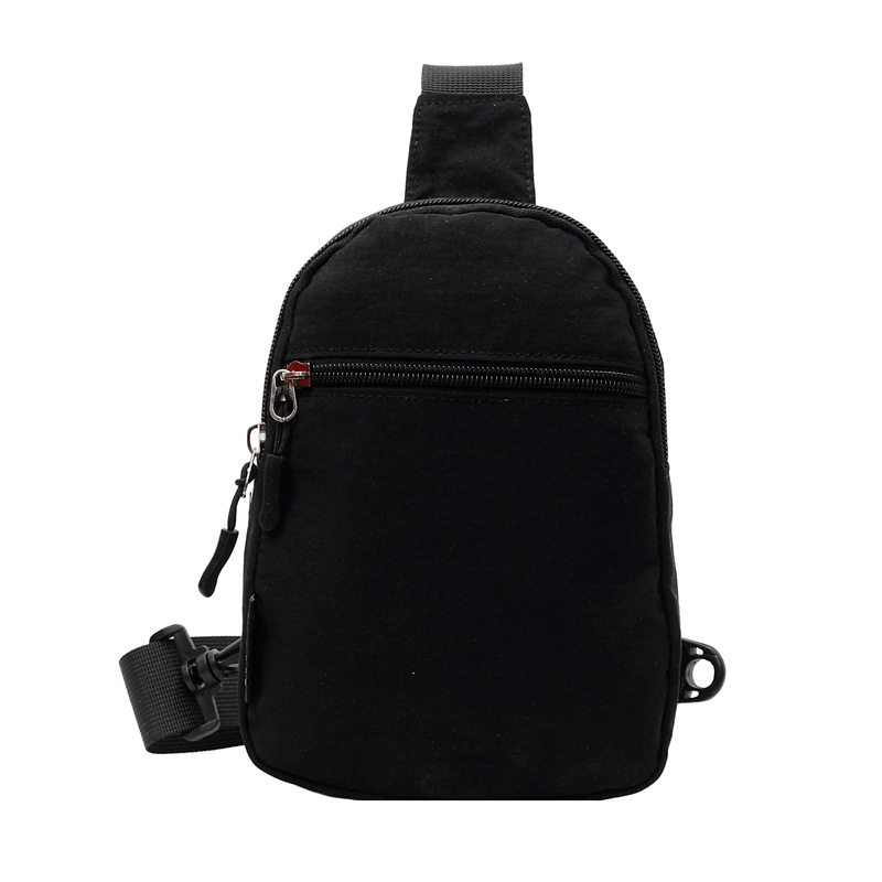 Ženska crossbody torbica u stilu uličnog trenda, platneno tijelo, poliester podstava, zatvaranje zipom, proljeće 2025 izdanje