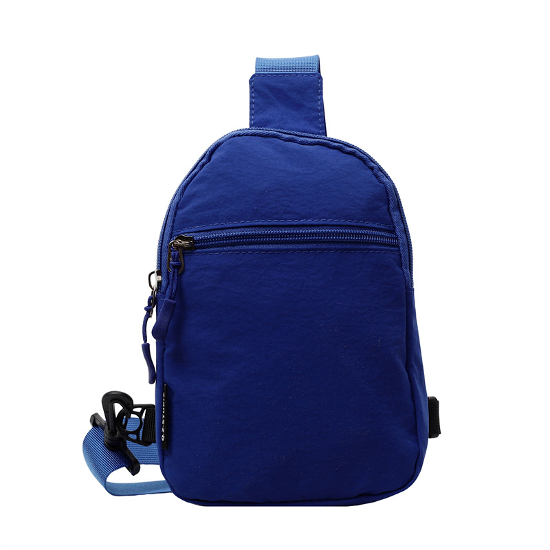 Ženska crossbody torbica u stilu uličnog trenda, platneno tijelo, poliester podstava, zatvaranje zipom, proljeće 2025 izdanje