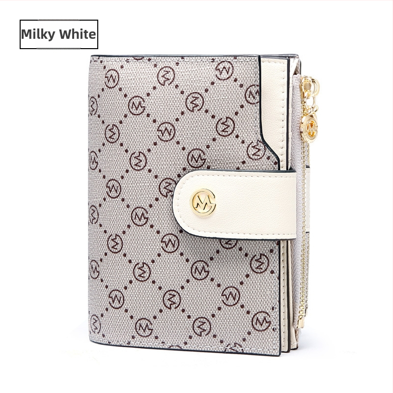 GOLF дамски портфейл за карти с монетник, PVC, урбан минималистичен стил, принт с букви, голям капацитет, пролет 2024