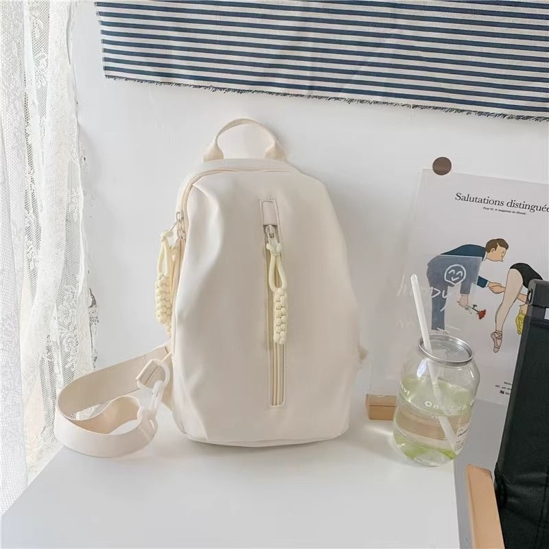 Dopamine ženska crossbody torba, ljeto, japanski stil, svježa i ležerna, najlon canvas torba, Mori stil, slatka djevojka
