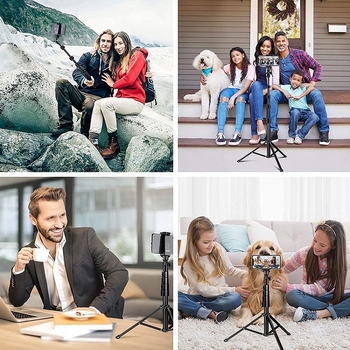 Aluminijska legura, 5-sekcijski kamera-stativ – nosač za prijenos uživo i montažu podne lampe