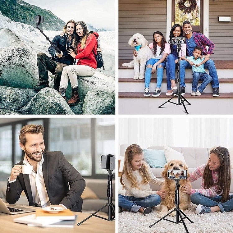 Aluminijska legura, 5-sekcijski kamera-stativ – nosač za prijenos uživo i montažu podne lampe