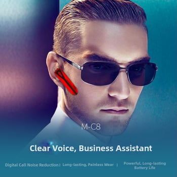 Căști Bluetooth fără fir cu sunet stereo, rază până la 10 m, autonomie peste 8 ore, design in-ear, carcasă PC+ABS, rezistente la apă