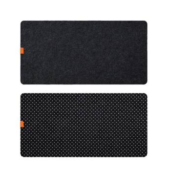 Podložnica za miš od filca s kožnom oznakom, ekstra velika, protuklizna desk podloga za gaming i rad, teksturirana, personalizirana