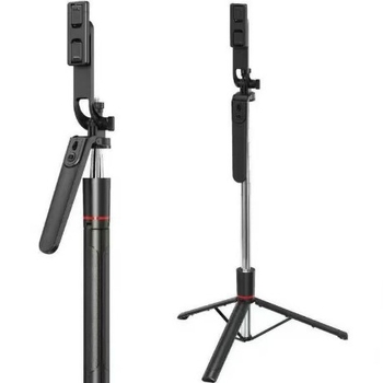 Bluetooth gimbal selfie tyč so statívom – 3 v 1 držiak na telefón, vstavané svetlo, diaľkové ovládanie, univerzálna kompatibilita