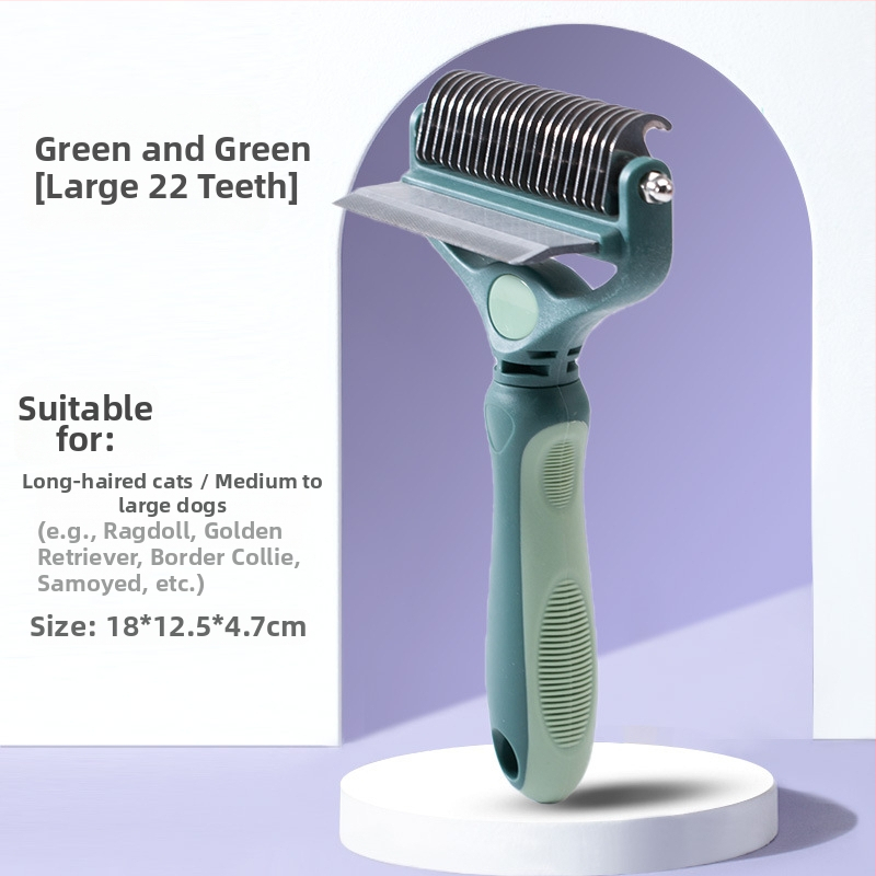 Χτένα-βούρτσα για γάτες – ξεμπλέκει κόμπους και αφαιρεί χαλαρές τρίχες, μάρκα Hippy Dog, συσκευασία: 54 τεμάχια σε μικρό κουτί, 52 τεμάχια σε μεγάλο κουτί