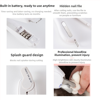 LED nagu šķēres kaķiem no Guazhou Animal Husbandry, LED nagu šķēres kaķiem, iepakojums 100 gab