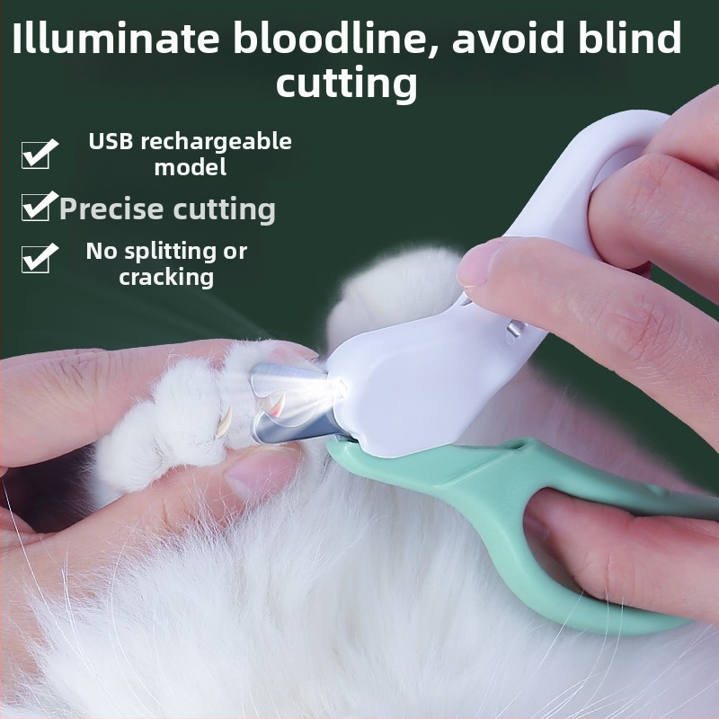 LED nagu šķēres kaķiem no Guazhou Animal Husbandry, LED nagu šķēres kaķiem, iepakojums 100 gab