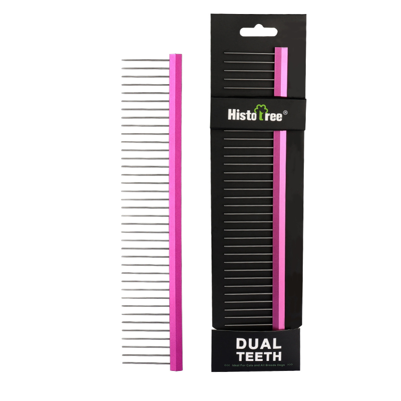 Yingte метален двуфункционален гребен-четка за кучета