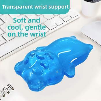 Mazs plaukstas locītavas paliktnis, Crystal bracelet modelis, gumijas pamatne, ūdensizturīgs, pretslīdējošs, nodilumizturīgs, viegli tīrāms, birojai