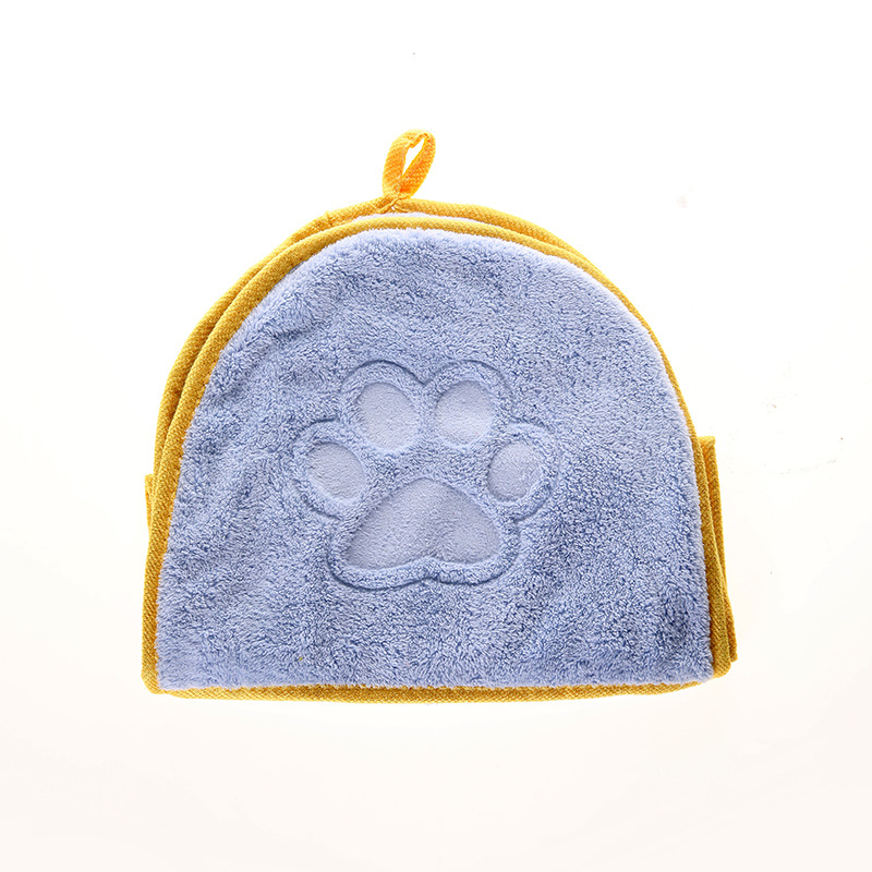 Vreckový štýl osušky na kúpanie pre domáce zvieratá – savé mikrovlákna Coral fleece, značka BAIJIE, pre psa, balenie 100 kusov