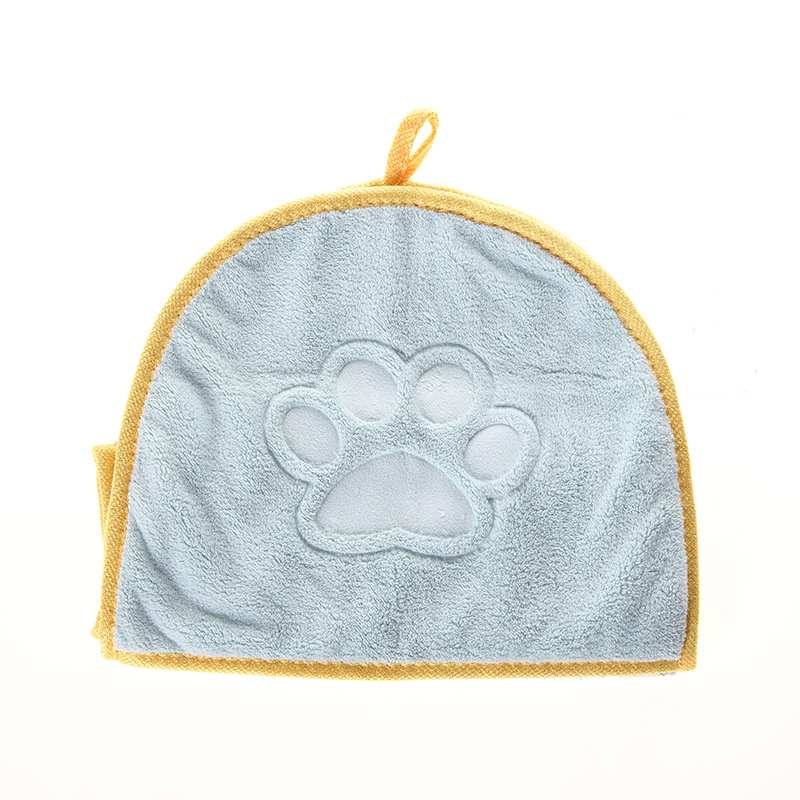 Vreckový štýl osušky na kúpanie pre domáce zvieratá – savé mikrovlákna Coral fleece, značka BAIJIE, pre psa, balenie 100 kusov