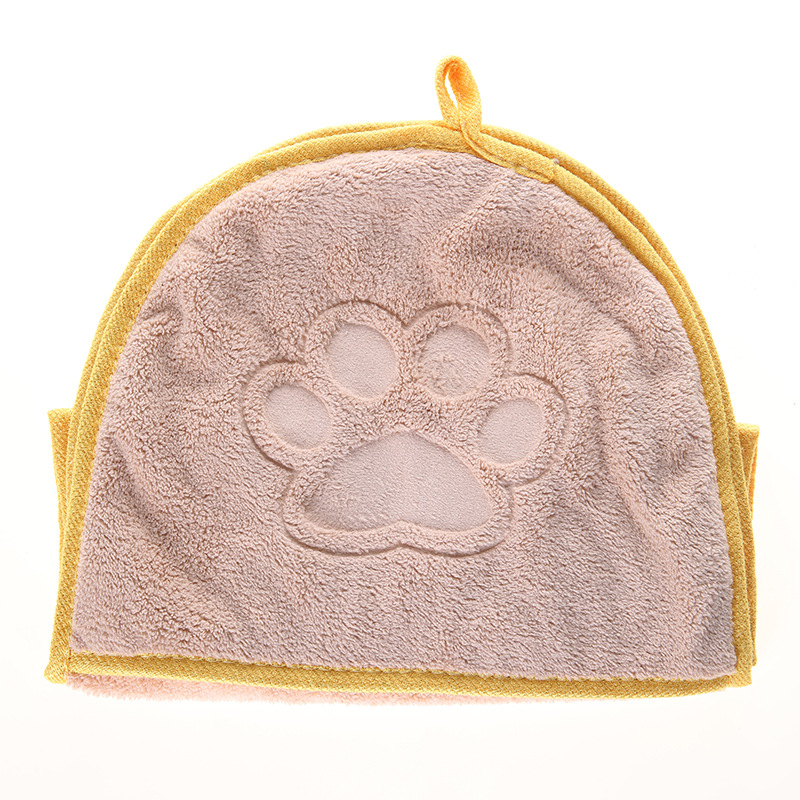 Vreckový štýl osušky na kúpanie pre domáce zvieratá – savé mikrovlákna Coral fleece, značka BAIJIE, pre psa, balenie 100 kusov