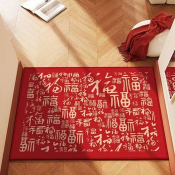 Vstupná rohož z diatomovej hliny, tlačený dizajn, štvorcový tvar, pruhy/geometrický vzor, ručné pranie