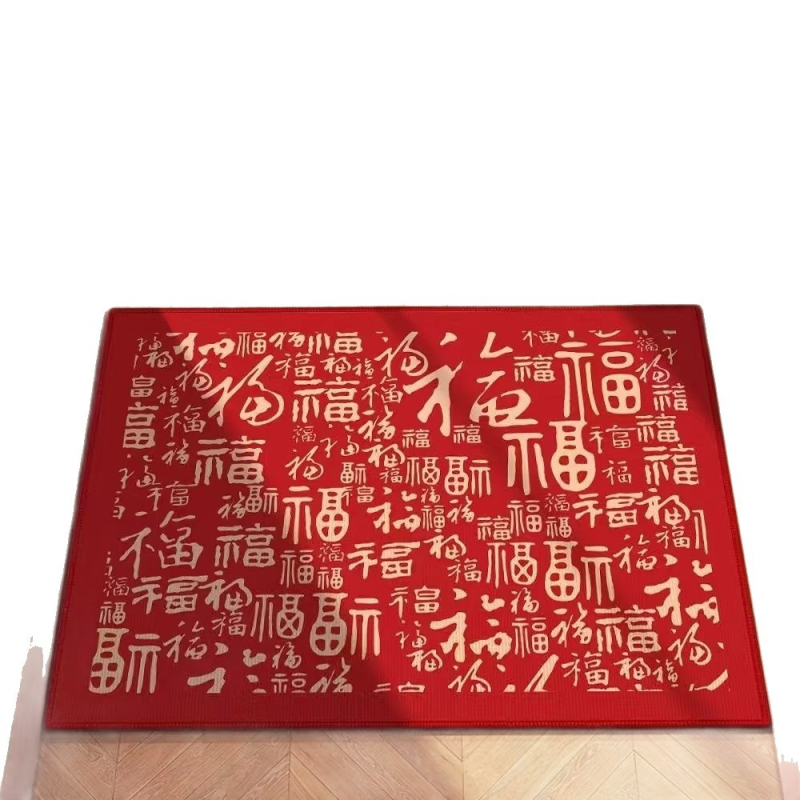 Vstupná rohož z diatomovej hliny, tlačený dizajn, štvorcový tvar, pruhy/geometrický vzor, ručné pranie