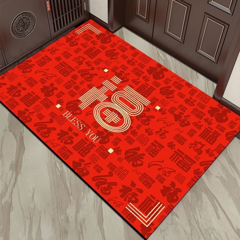 Vstupná rohož z diatomovej hliny, tlačený dizajn, štvorcový tvar, pruhy/geometrický vzor, ručné pranie