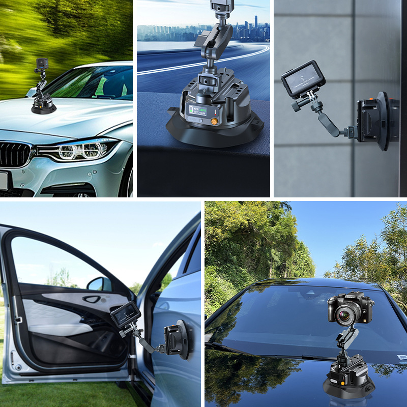MAMEN Universal βάση αυτοκινήτου για κινητό τηλέφωνο και action camera – ηλεκτρική κενού αναρρόφηση, αλουμινίου κράμα + νάιλον