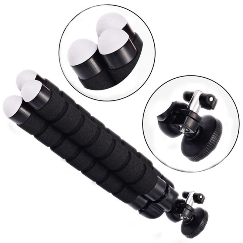 CN-5 Τριπόδος για Κάμερες Δράσης με Bluetooth Απομακρυσμένο, Κλιπ για Τηλέφωνο και Κράτημα Σχοινιού; Συμβατό με GoPro, Insta360, DJI, Xiaoyi Yi, Sony και άλλες κάμερες δράσης