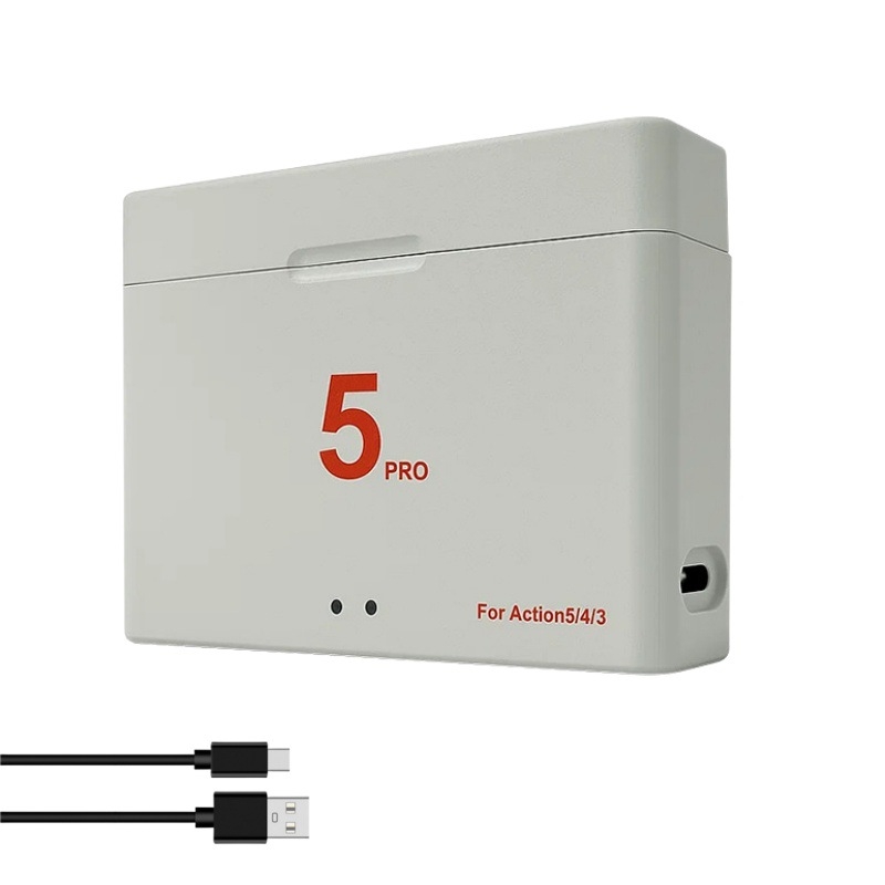 Batéria pre DJI Action 5 Pro, 4, 3 a Osmo360 – ABS púzdro; balenie obsahuje batériu a krabičku