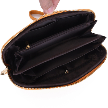 Ženska clutch torbica, PU materijal, shell dizajn, lychee uzorak, dnevna upotreba
