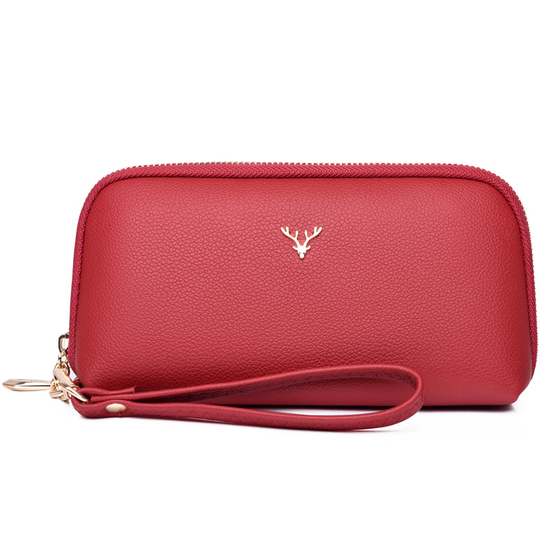 Ženska clutch torbica, PU materijal, shell dizajn, lychee uzorak, dnevna upotreba