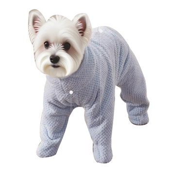 Халат за кучета с абсорбираща, бързосъхнеща и удебелена материя, с пълно обгръщане