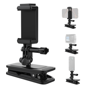 Univerzalni klip za ruksak GoPro s magnetskim držačem — lagani držač kamere, kompatibilan s GoPro, Insta360, DJI i pametnim telefonima | silikon + ABS + PC | PK03