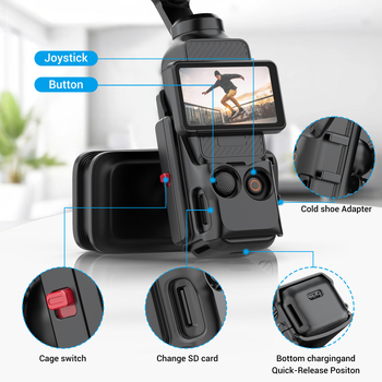 Univerzalni klip za ruksak GoPro s magnetskim držačem — lagani držač kamere, kompatibilan s GoPro, Insta360, DJI i pametnim telefonima | silikon + ABS + PC | PK03