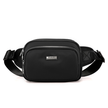 Ženska chest bag, mali crossbody ruksak, najlon, ulični stil, zatvarač, poliester podstava, unutarnje pretince: pretinac sa zatvaračem, pretinac za telefon, pretinac s dvostrukim zatvaranjem