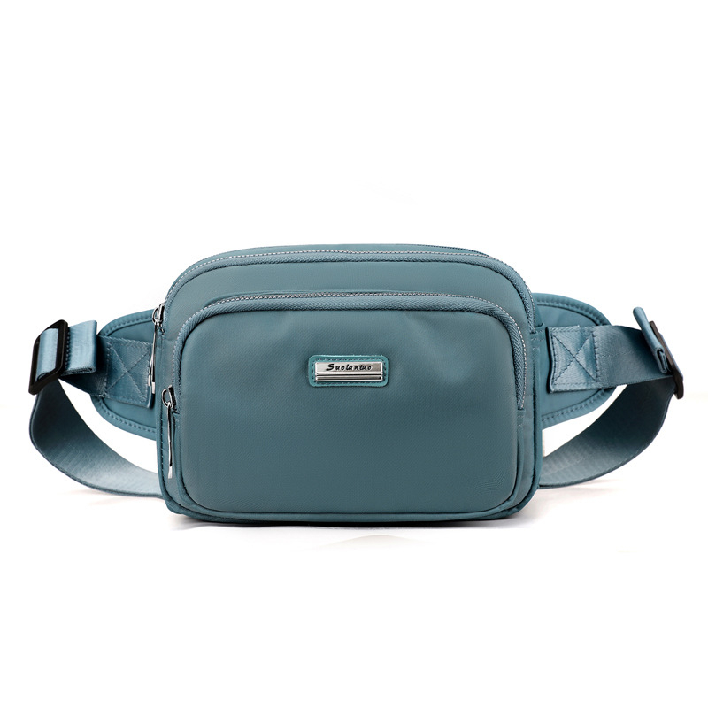 Ženska chest bag, mali crossbody ruksak, najlon, ulični stil, zatvarač, poliester podstava, unutarnje pretince: pretinac sa zatvaračem, pretinac za telefon, pretinac s dvostrukim zatvaranjem