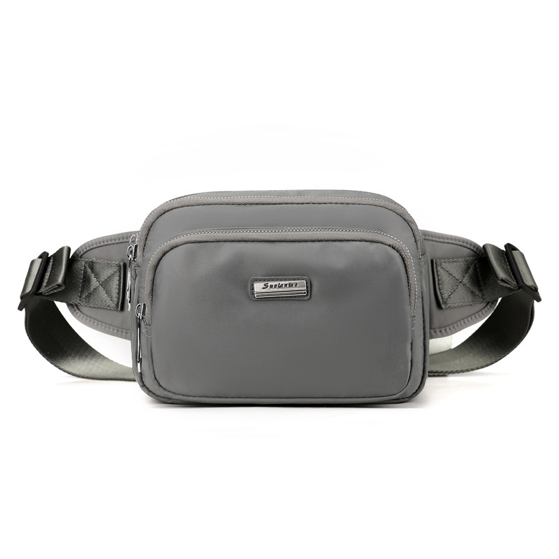 Ženska chest bag, mali crossbody ruksak, najlon, ulični stil, zatvarač, poliester podstava, unutarnje pretince: pretinac sa zatvaračem, pretinac za telefon, pretinac s dvostrukim zatvaranjem
