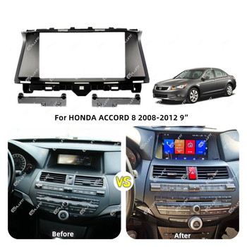 Okvir ploče kontrolne ploče za Honda Accord 8. generacije s Android navigacijom – ABS+PC, 1,2 kg