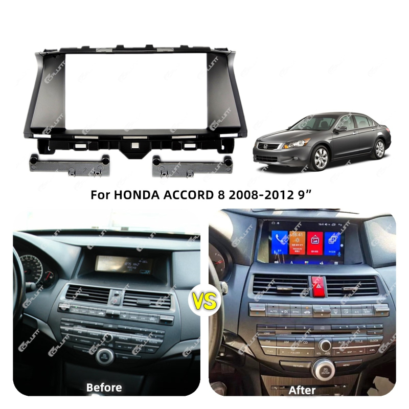 Okvir ploče kontrolne ploče za Honda Accord 8. generacije s Android navigacijom – ABS+PC, 1,2 kg