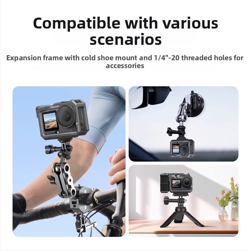 Axyn Cage okvir od aluminijske legure za DJI Osmo Action6, s ručnim rigom i dodacima