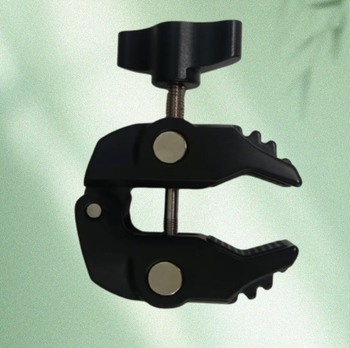 Kovová silná svorka na fotografické vybavenie — veľká svorka v tvare krabieho kleští, univerzálny fixačný držiak, hliníková zliatina