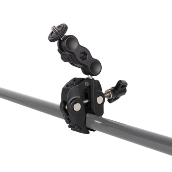 Kovová silná svorka na fotografické vybavenie — veľká svorka v tvare krabieho kleští, univerzálny fixačný držiak, hliníková zliatina