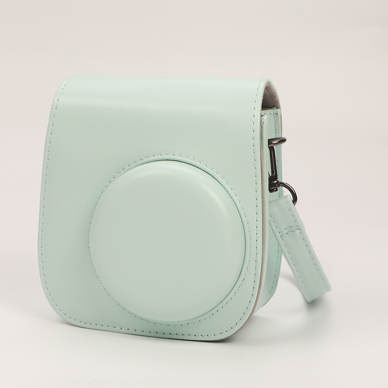Geantă pentru Fuji Instax Mini 11/12 cu husă PU, respirabilă, rezistentă la uzură și la tăiere, crossbody unisex