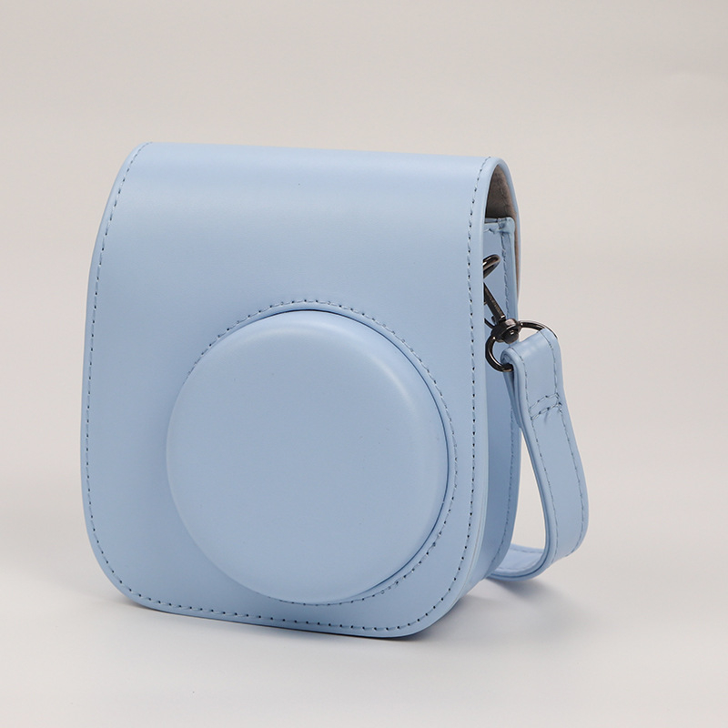 Geantă pentru Fuji Instax Mini 11/12 cu husă PU, respirabilă, rezistentă la uzură și la tăiere, crossbody unisex