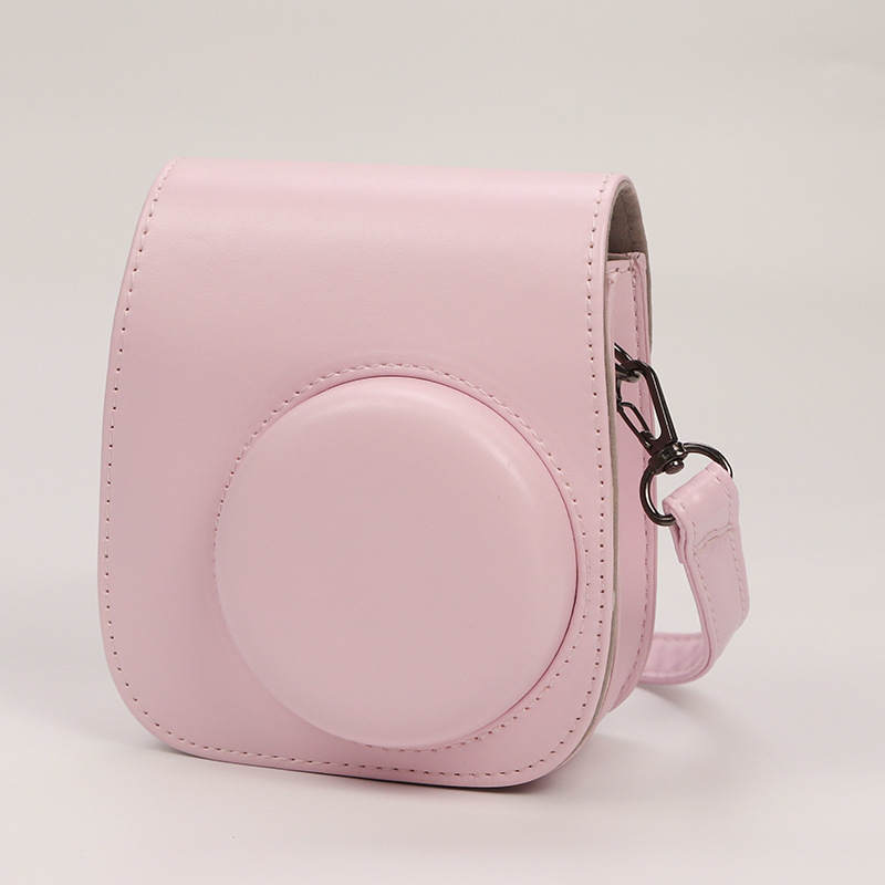 Geantă pentru Fuji Instax Mini 11/12 cu husă PU, respirabilă, rezistentă la uzură și la tăiere, crossbody unisex