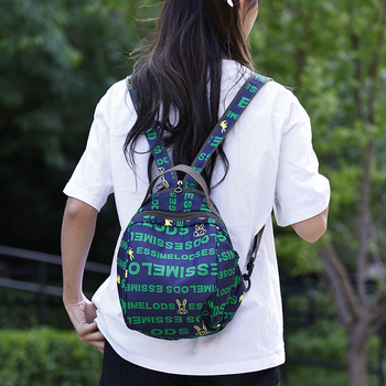 Nylon Crossbody torba — gradski jednostavan stil, zatvarač, džepovi za telefon i osobnu iskaznicu, unutarnja pretinac, poliester podstava, Ziwen, svakodnevna upotreba, velik kapacitet