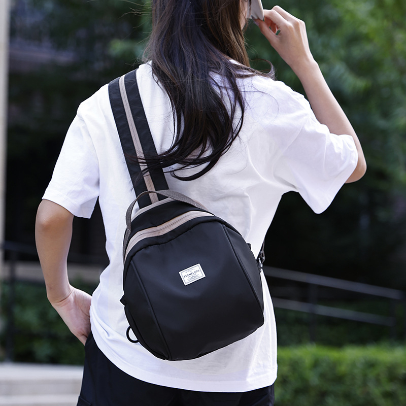 Nylon Crossbody torba — gradski jednostavan stil, zatvarač, džepovi za telefon i osobnu iskaznicu, unutarnja pretinac, poliester podstava, Ziwen, svakodnevna upotreba, velik kapacitet