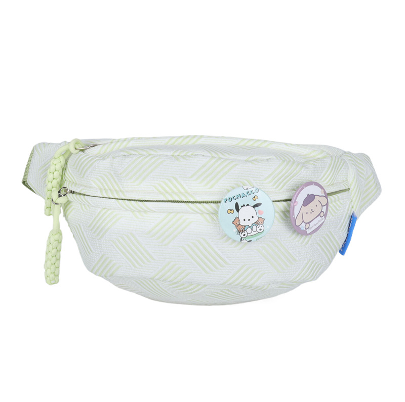 Čerstvá a jednoduchá crossbody taška z Oxford tkaniny, polyesterová podšívka, zapínanie na zips, vnútorný zipsový priečinok, v štýle Mori/Japonský štýl