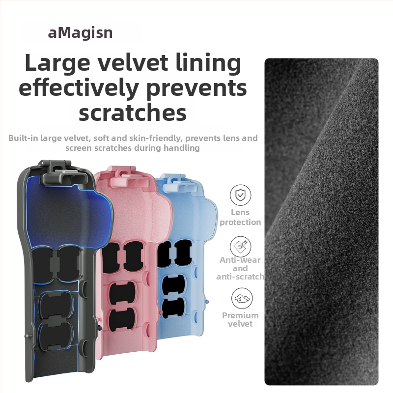 Ochranný kryt a obal pre Pocket3 (Materiál: ABS + silikón; Kompatibilita: Pocket3; Balenie: ochranný kryt + silikonový remienok; Značka: Thinking)