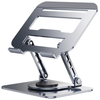 Držiak na notebook z hliníkovej zliatiny, nastaviteľná výška, otáčavý a skladací; Model: Multifunctional Rotate-Foldable Laptop; Hmotnosť: 1,3 kg