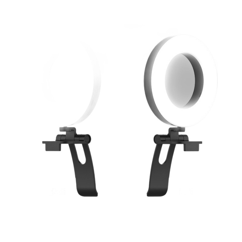 Klipové kruhové svetlo na živé vysielanie — pre mobilný telefón a počítač, USB napájanie 5V, pod 10W, stmievateľné