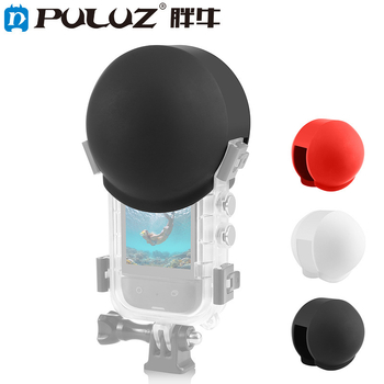 Capac de protecție a lentilei din silicon pentru Shadow Stone Insta360 X5 – Puluz Fat Cow (Model Pu766)